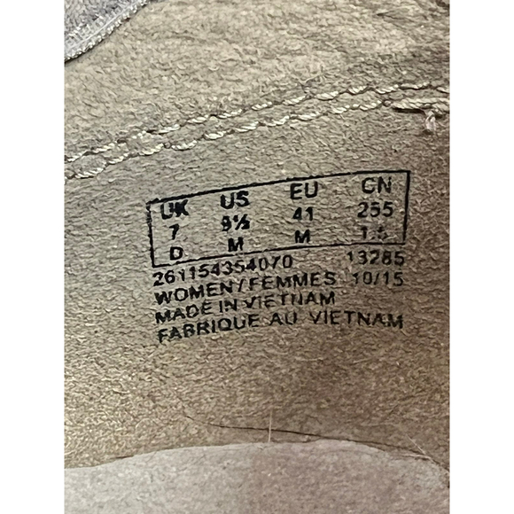 LARKS IBEECK OXFORD LACE UP BIEGE  NUBUCK LEATHER SNEAKERS Sz.9.5 UK 7 EU41 - Picture 9 of 9